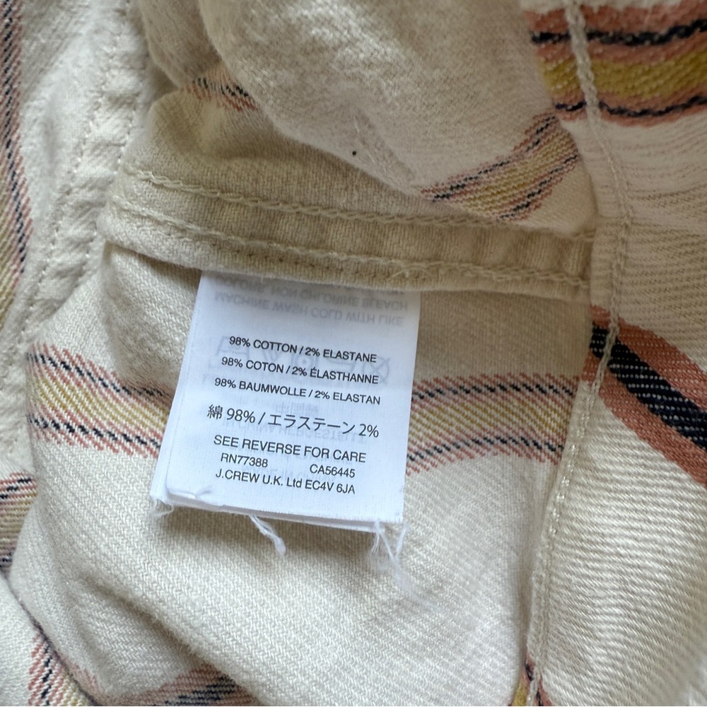 Cropped Striped Madewell Jeans - Picture 8 of 8